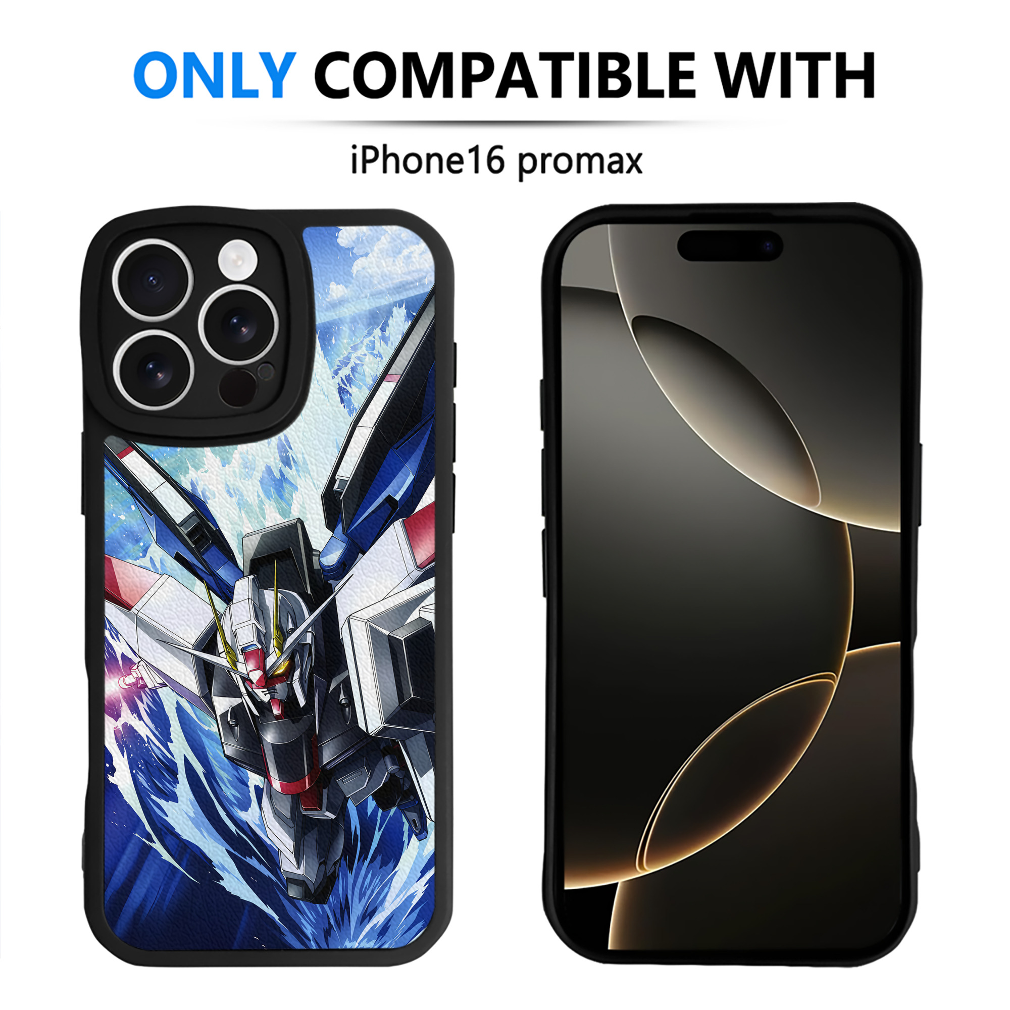 （画像用） 機動戦士ガンダム Mobile Suit Gundam 【iPhone 16シリーズ対応】シリコンスマホケース（レザー調） 材質：シリコン